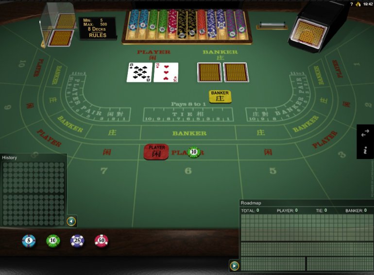 microgaming baccarat gold